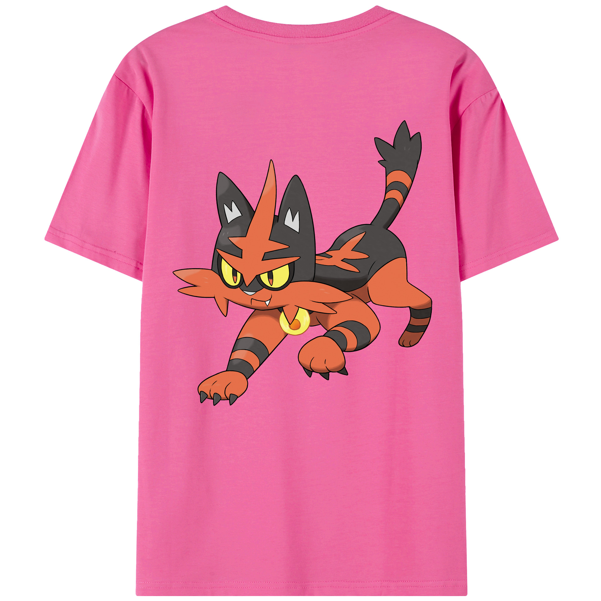 （画像用） ポケットモンスター Pokémon レディース半袖Tシャツ(バックプリント)